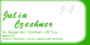 julia czechner business card